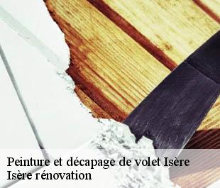 Peinture et décapage de volet 38 Isère  Isère rénovation