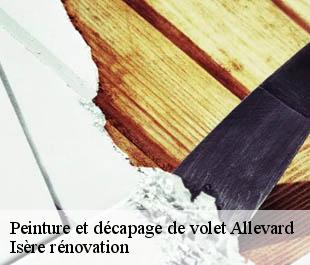 Peinture et décapage de volet  allevard-38580 Isère rénovation