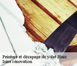 Peinture et décapage de volet huez-38750 Isère rénovation