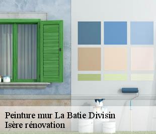 Peinture mur  la-batie-divisin-38490 Isère rénovation
