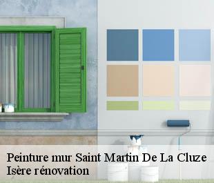 Peinture mur  saint-martin-de-la-cluze-38650 Isère rénovation