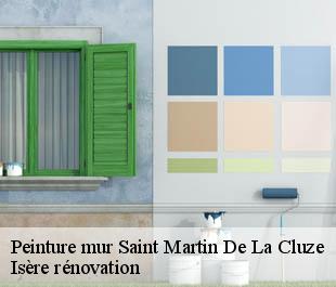 Peinture mur saint-martin-de-la-cluze-38650 Isère rénovation