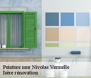 Peinture mur  nivolas-vermelle-38300 Isère rénovation