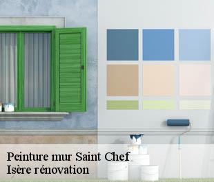 Peinture mur  saint-chef-38890 Isère rénovation