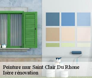 Peinture mur  saint-clair-du-rhone-38370 Isère rénovation