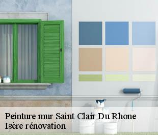 Peinture mur saint-clair-du-rhone-38370 Isère rénovation
