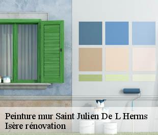 Peinture mur  saint-julien-de-l-herms-38122 Isère rénovation