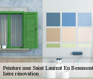 Peinture mur saint-laurent-en-beaumont-38350 Isère rénovation