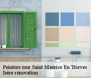 Peinture mur  saint-maurice-en-trieves-38930 Isère rénovation