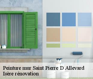 Peinture mur saint-pierre-d-allevard-38830 Isère rénovation