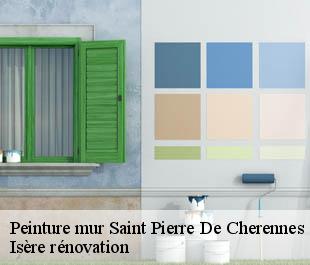 Peinture mur  saint-pierre-de-cherennes-38160 Isère rénovation