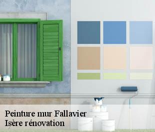 Peinture mur fallavier-38070 Isère rénovation