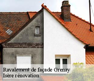 Ravalement de façade  grenay-38540 Isère rénovation