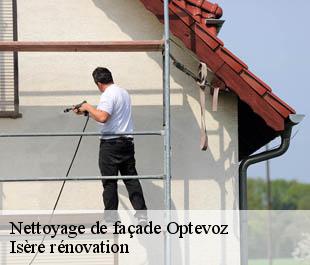 Nettoyage de façade  optevoz-38460 Isère rénovation