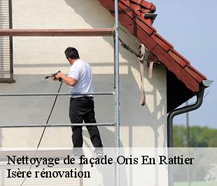 Nettoyage de façade oris-en-rattier-38350 Isère rénovation