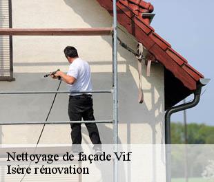 Nettoyage de façade vif-38450 Isère rénovation