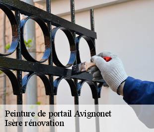 Peinture de portail  avignonet-38650 Isère rénovation