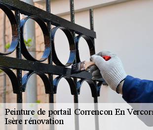 Peinture de portail  correncon-en-vercors-38250 Isère rénovation