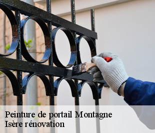 Peinture de portail montagne-38160 Isère rénovation