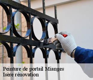 Peinture de portail mianges-38460 Isère rénovation